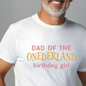 不思議の国のアリスのお父さん 誕生日おめでとう Tシャツ