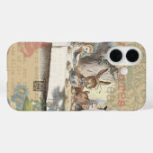 不思議の国のアリスのお茶会 アート Case-Mate iPhoneケース (裏面 (横))