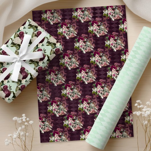 不思議の国のアリスのお茶会 ラッピングペーパー シート