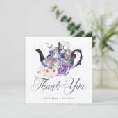 不思議の国のアリスのウェディング ワンダーランド お礼 サンキューカード (スタンド正面)