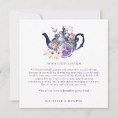 不思議の国のアリスのウェディング ワンダーランド お礼 サンキューカード (裏面)