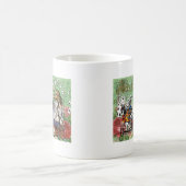 不思議の国のアリスのカード ハッター ウサギ コーヒーマグカップ (中央)