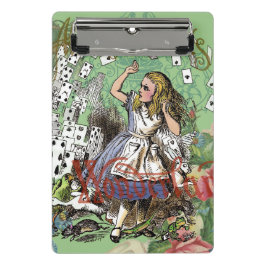 不思議の国のアリスのカード ハッター ウサギ ミニクリップボード