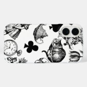 不思議の国のアリスのクラシックなキャラクター Case-Mate iPhoneケース (裏面 (横))