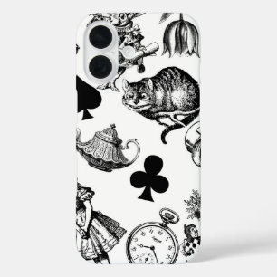 不思議の国のアリスのクラシックなキャラクター iPhone 16ケース