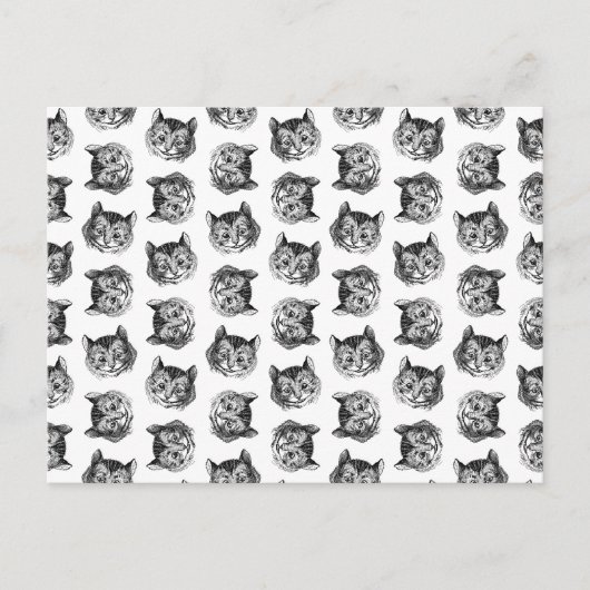 不思議の国のアリスのチェシャ猫カスタムカラー ポストカード (正面)