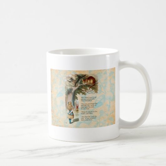 不思議の国のアリスのチェシャ猫 コーヒーマグカップ (右)
