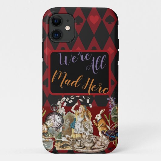 不思議の国のアリスのチェシャ猫 Case-Mate iPhoneケース (裏面)