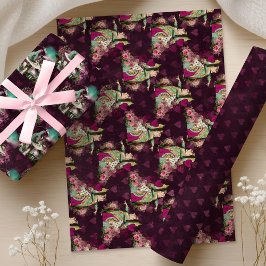 不思議の国のアリスのティータイム包装紙シート ラッピングペーパーシート