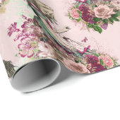 不思議の国のアリスのティータイム包装紙 ラッピングペーパー (ロールコーナー)