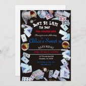 不思議の国のアリスのティーパーティー招待状 招待状 (正面/裏面)