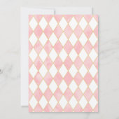 不思議の国のアリスのティーパーティー誕生日招待状 招待状 (裏面)