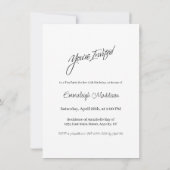 不思議の国のアリスのティーパーティー ヴィンテージ 招待状 (裏面)