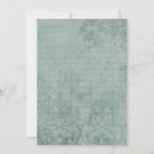 不思議の国のアリスのティーパーティー 誕生日招待状 招待状 (裏面)