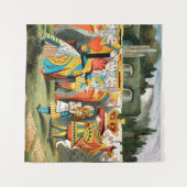 不思議の国のアリスのハートの女王 タペストリー (正面(横))