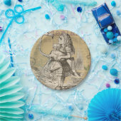不思議の国のアリスのフレミンゴ クラシック ペーパープレート (パーティー)