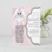 不思議の国のアリスのブライズシャワー 招待状 (スタンド正面)