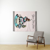 不思議の国のアリスのベビーシャワー 背景 タペストリー (インサイチュ(横))