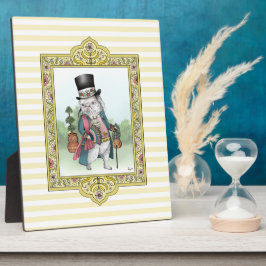 不思議の国のアリスのホワイトウサギの衣装姿 フォトプラーク