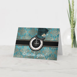 不思議の国のアリスのマッドハッター 感謝カード