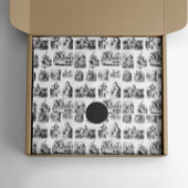 不思議の国のアリスの冒険の模様 薄葉紙