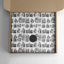 不思議の国のアリスの冒険の模様 薄葉紙