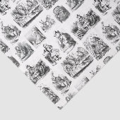 不思議の国のアリスの冒険の模様 薄葉紙 (詳細)