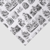 不思議の国のアリスの冒険の模様 薄葉紙 (詳細)