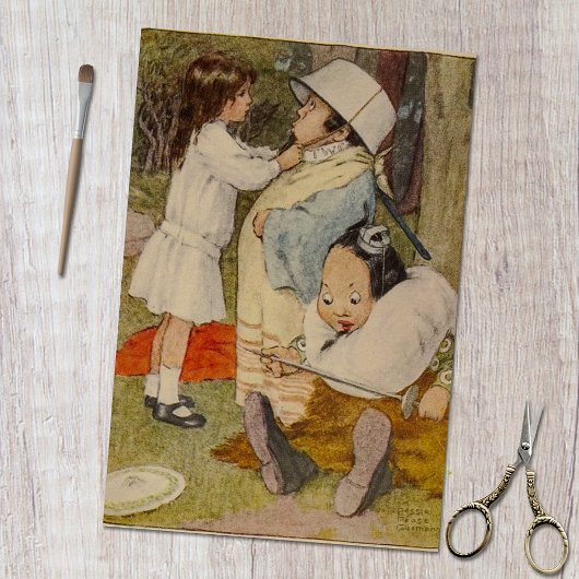 不思議の国のアリスの冒険ヘルメットヴィンテージ 薄葉紙