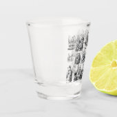 不思議の国のアリスの冒険 ショットグラス (左)