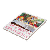 不思議の国のアリスの帽子屋のお茶会 タイル (側面)