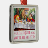不思議の国のアリスの帽子屋のお茶会 メタルオーナメント (右)