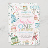 不思議の国のアリスの招待状, ワンダーランドへの招待 招待状 (正面/裏面)