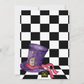 不思議の国のアリスの招待状 招待状 (裏面)