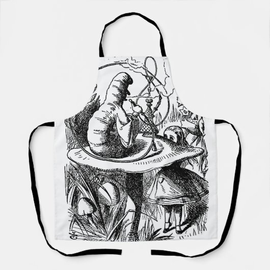 不思議の国のアリスの毛虫 エプロン (正面)