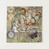 不思議の国のアリスの狂った茶会 タペストリー (正面)