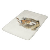 不思議の国のアリスの白うさぎヴィンテージ バスマット (アングル)