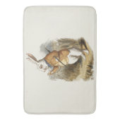 不思議の国のアリスの白うさぎヴィンテージ バスマット (正面縦)