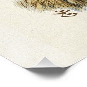 不思議の国のアリスの白うさぎヴィンテージ ポスター (コーナー)