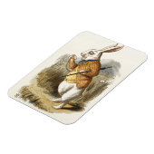 不思議の国のアリスの白うさぎヴィンテージ マグネット (左側)