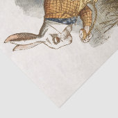 不思議の国のアリスの白うさぎヴィンテージ 薄葉紙 (詳細)