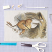 不思議の国のアリスの白うさぎヴィンテージ 薄葉紙 (クラフト)