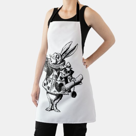 不思議の国のアリスの白うさぎ エプロン (インサイチュ)