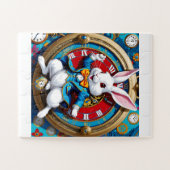 不思議の国のアリスの白うさぎ ジグソーパズル (横)