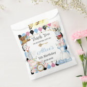 不思議の国のアリスの誕生日ティーパーティー フェイバーバッグ (封をした状態)