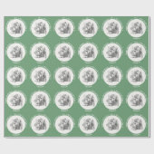 不思議の国のアリスの誕生日パーティーその他のイベント ラッピングペーパー (フラット)