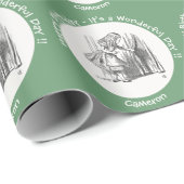 不思議の国のアリスの誕生日パーティーその他のイベント ラッピングペーパー (ロールコーナー)