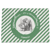 不思議の国のアリスの誕生日パーティーその他のイベント ラージペーパーバッグ (正面)