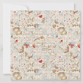 不思議の国のアリスの誕生日パーティー招待状 招待状