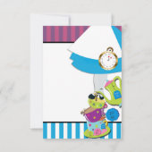 不思議の国のアリスの誕生日パーティー テーブルナンバー (裏面)